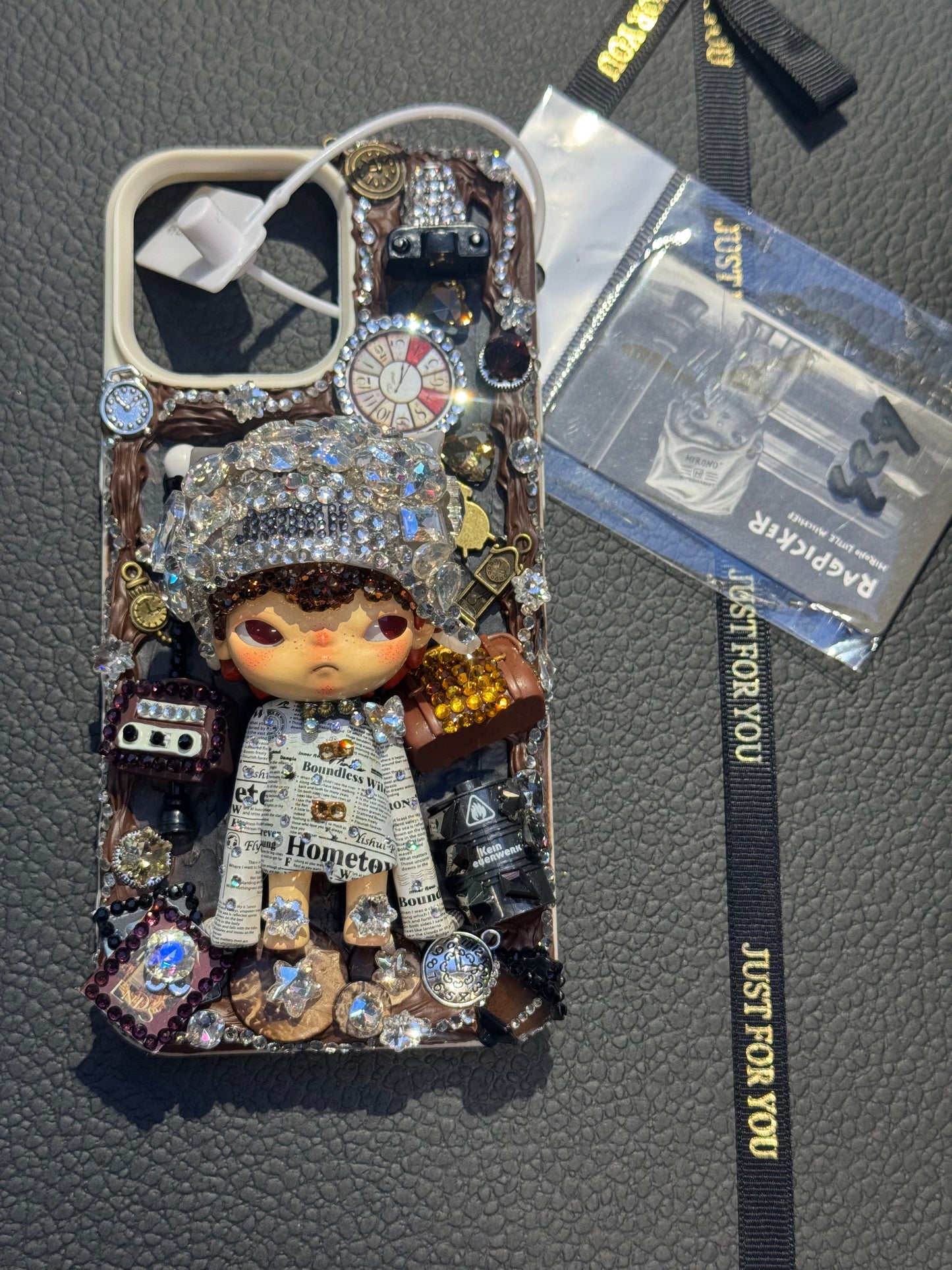 Hirono Handcrafted Diamond Phone Case