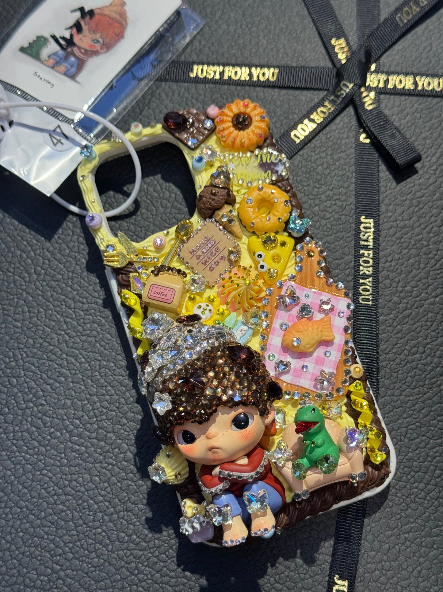 Hirono Handcrafted Diamond Phone Case
