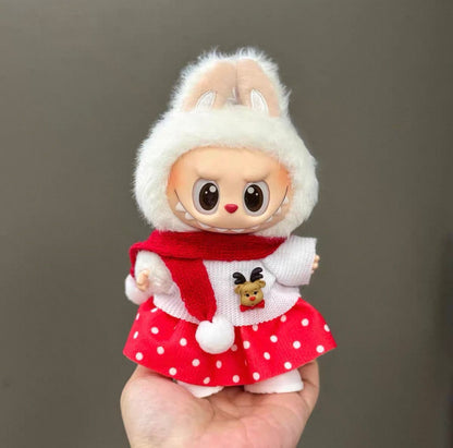Labubu Christmas Clothes