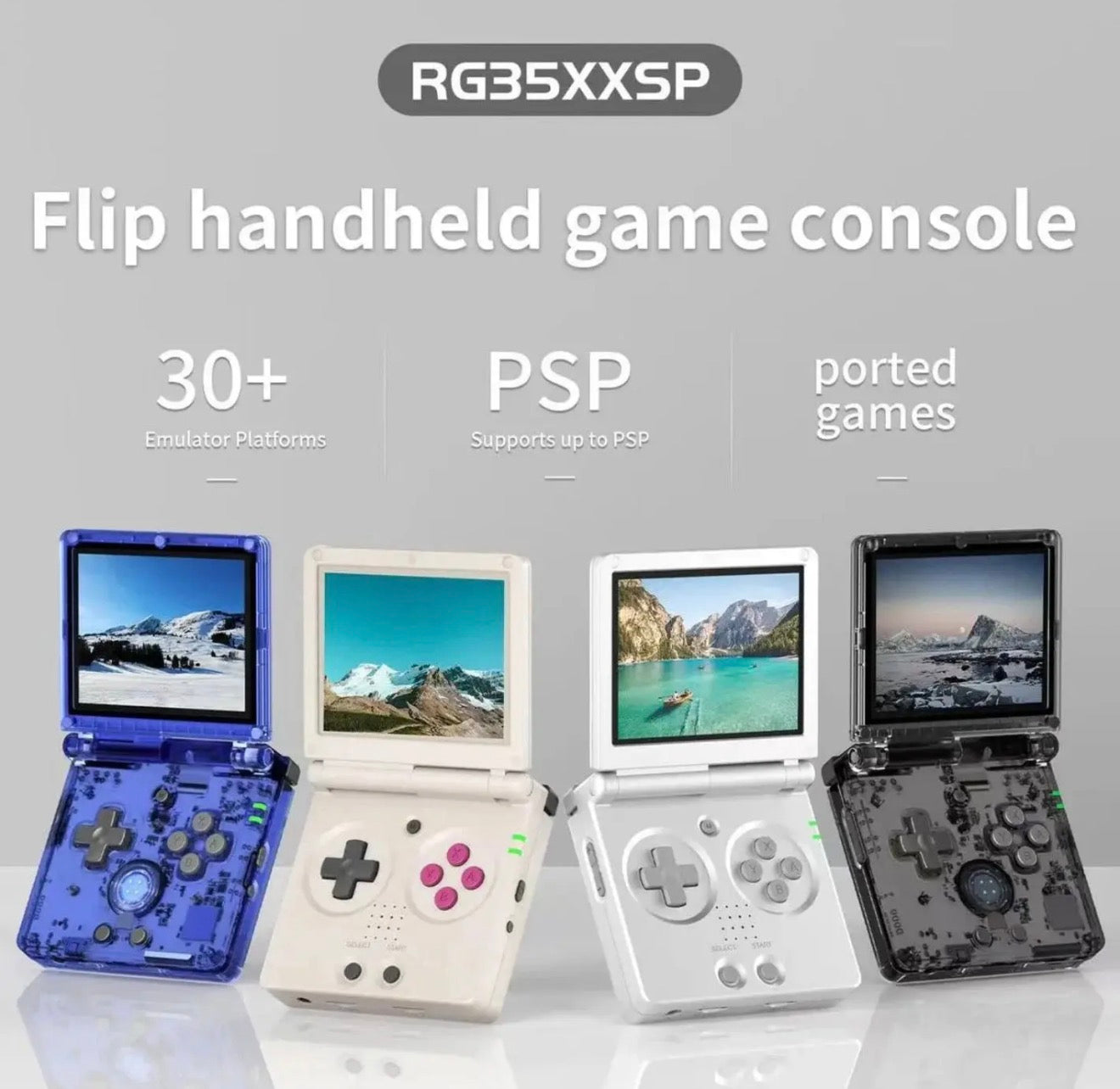 AnBERNIC RG35XXSP Clamshell Handheld Console