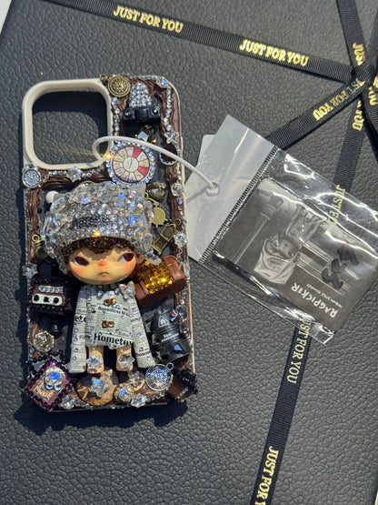 Hirono Handcrafted Diamond Phone Case