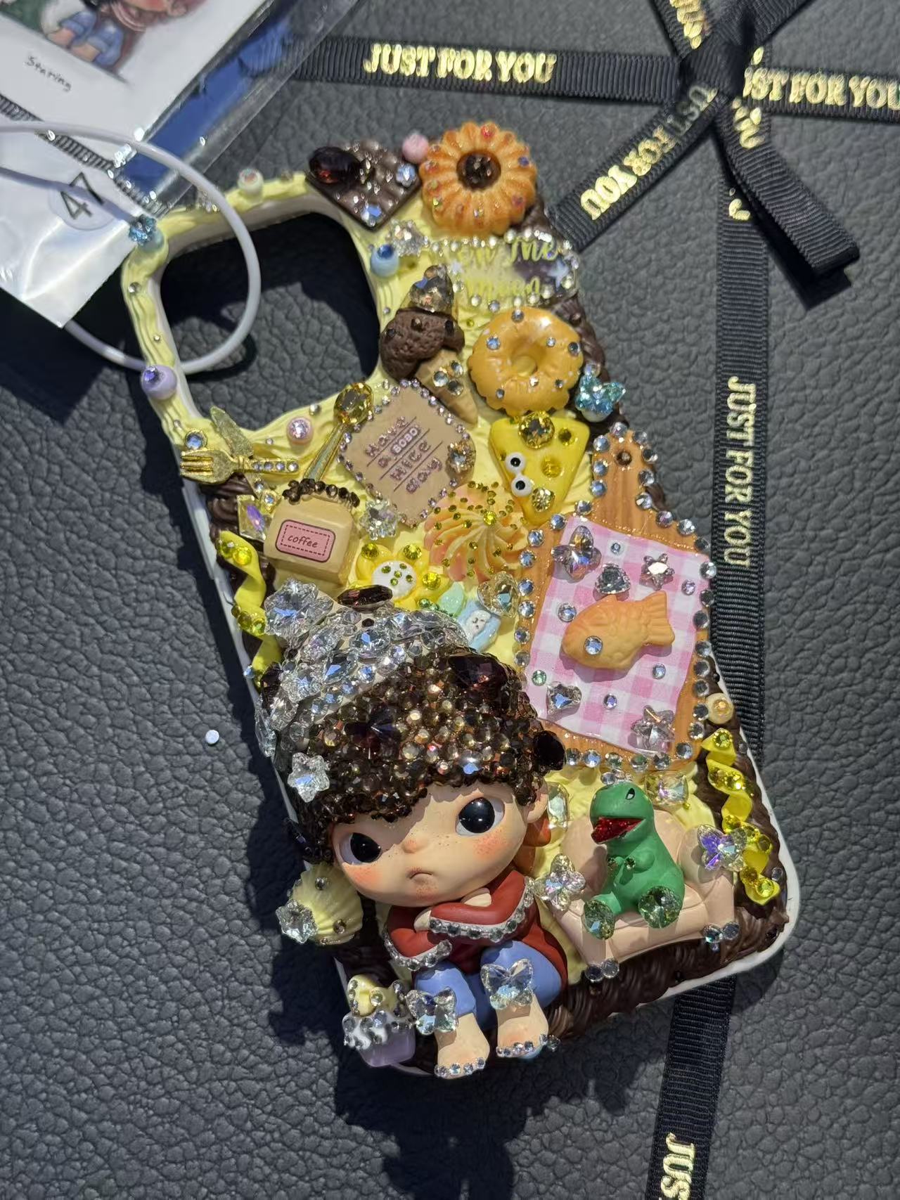 Hirono Handcrafted Diamond Phone Case