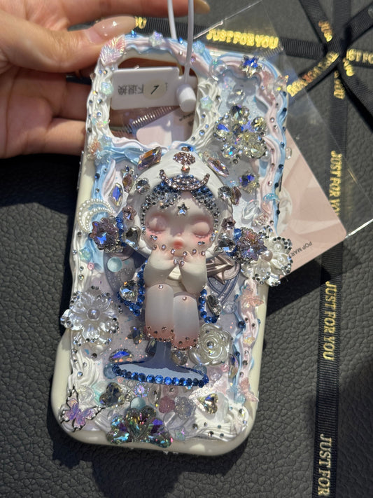 Skullpanda Handcrafted Diamond Phone Case