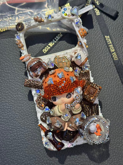 Dimoo Handcrafted Diamond Phone Case