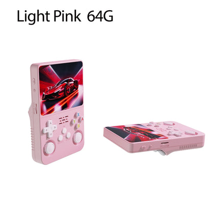 R36S Retro Handheld Game Console | ARKOS System 3.5" IPS Screen 128G Built-in Games Portable Pocket Video Player Gift for Boys